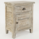 Artisan's Craft Accent Table in Washed Grey